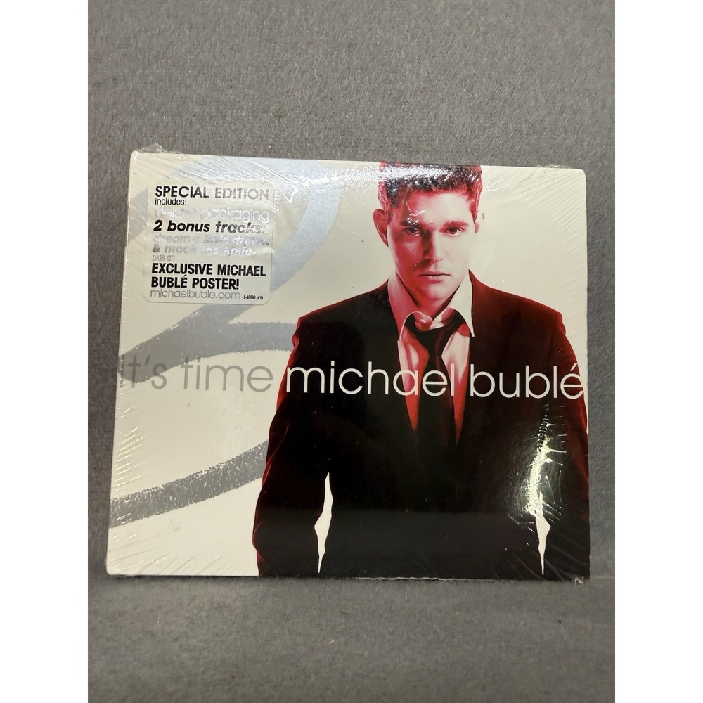MICHAEL BUBLE It's Time CD Brand New Unopened Includes Poster